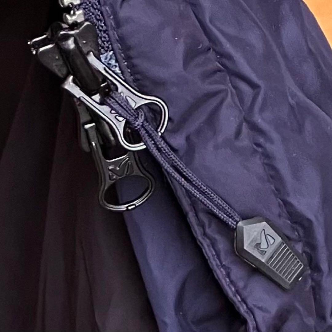 L ミレー ダウンコート ロングダウンジャケット ベンチコート 紺