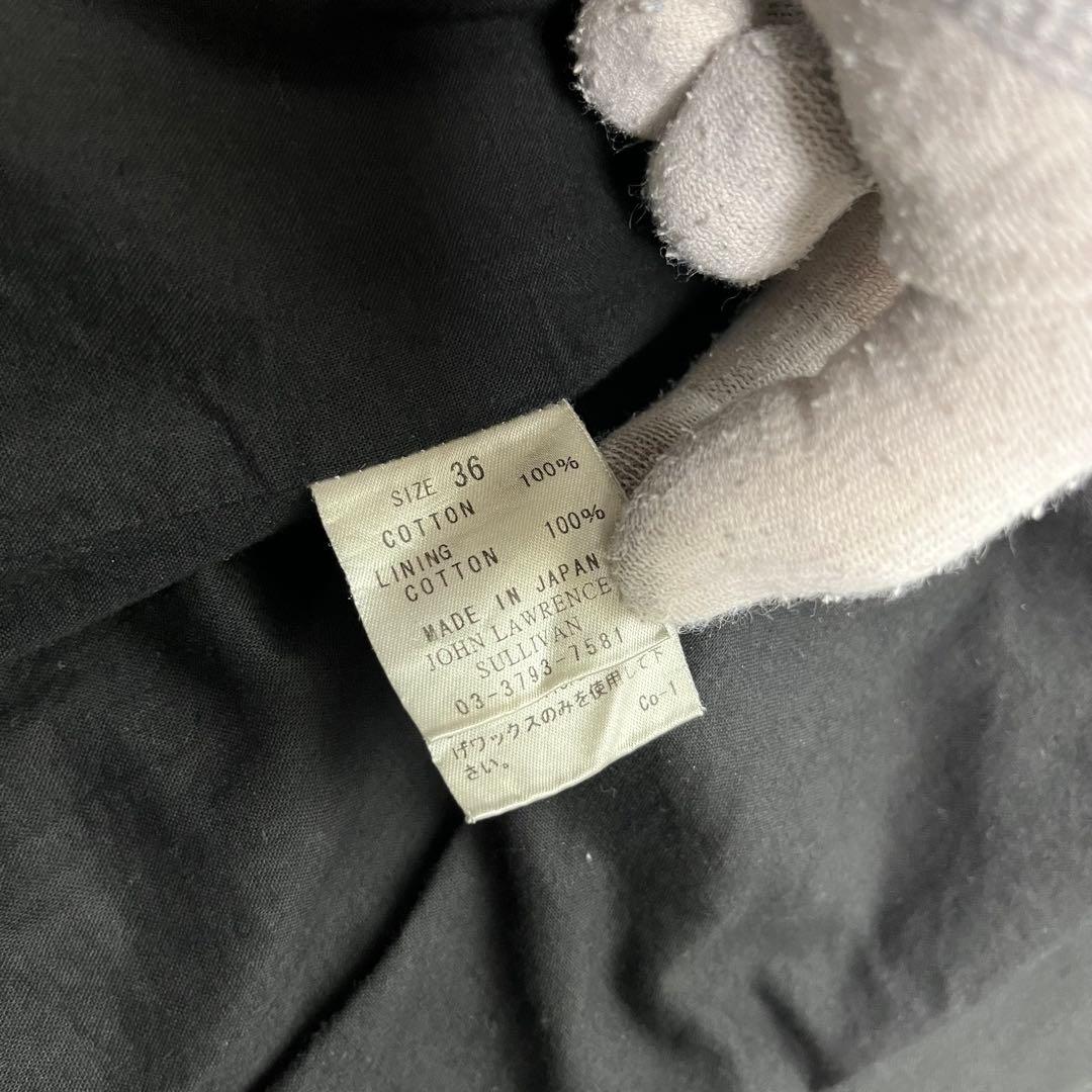 激レア ジョンローレンスサリバン ダブルトレンチコート オイルド