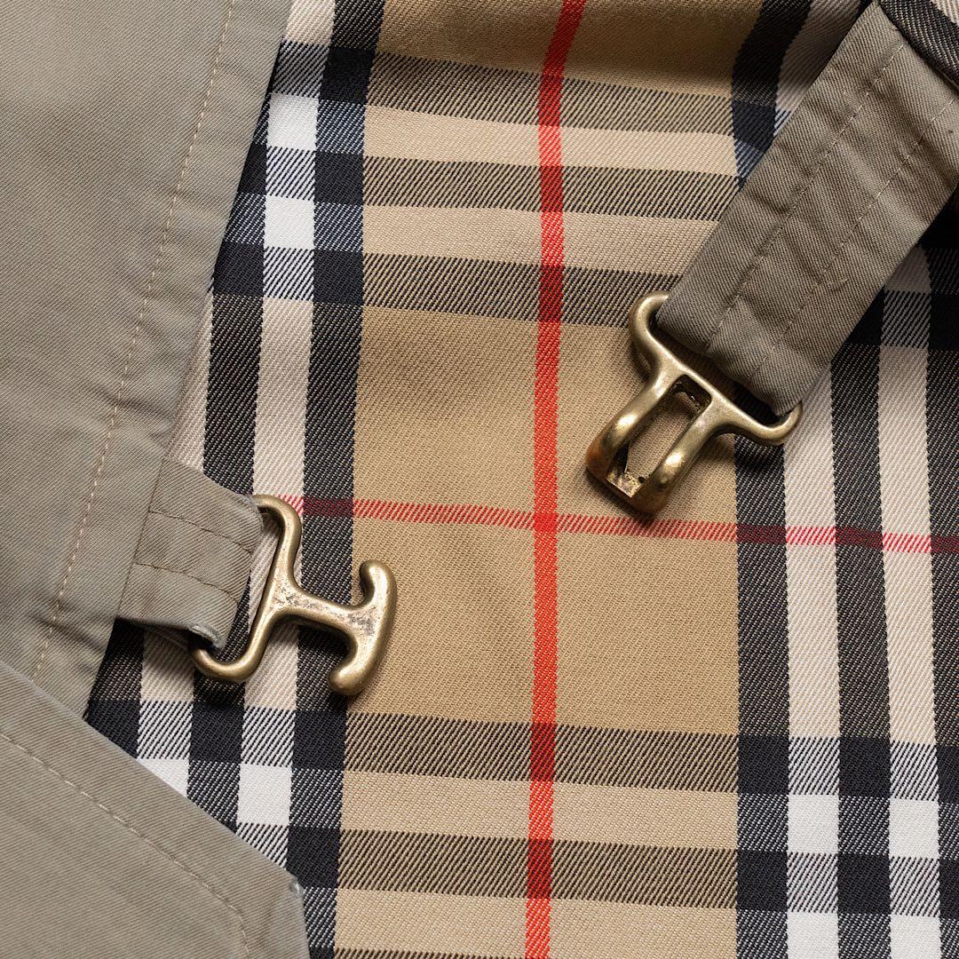 80s バーバリー タイロッケン 英国製 48 ヴィンテージ 一枚袖 微玉虫