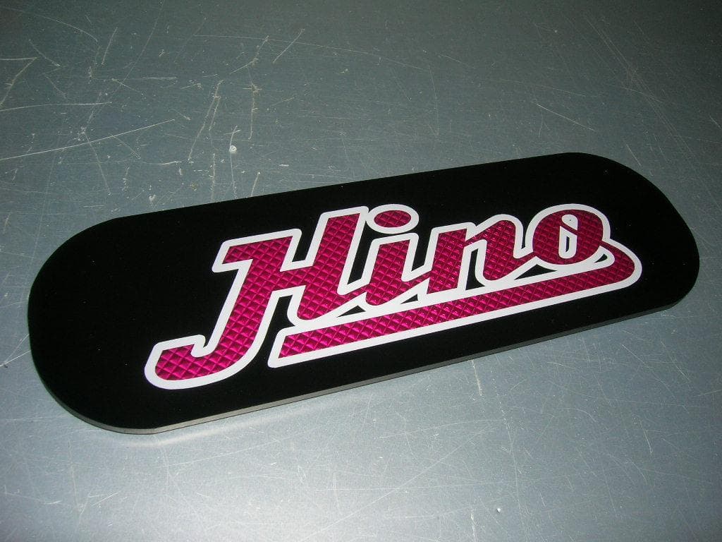 ◇日野バスマークアンドン小判板◇Hino◇ラメ無◇デコトラ◇トラック