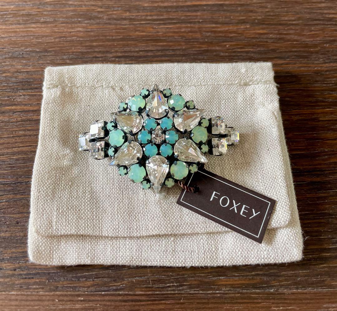 FOXY 装飾的なブローチ ミントグリーン - メルカリ