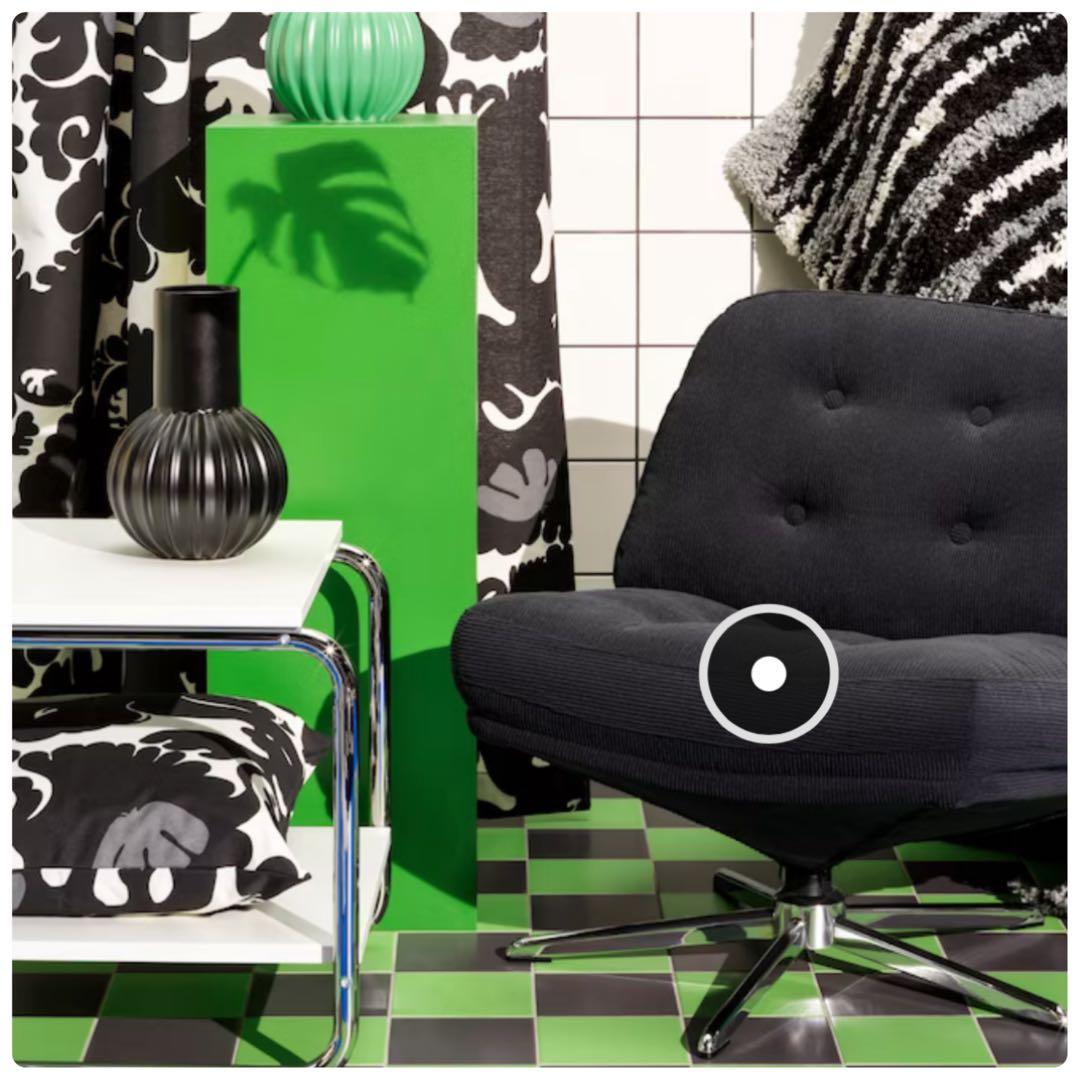 ［《新品●未開封》］イケア ディヴリンゲ ソファ 回転パーソナルチェア 椅子