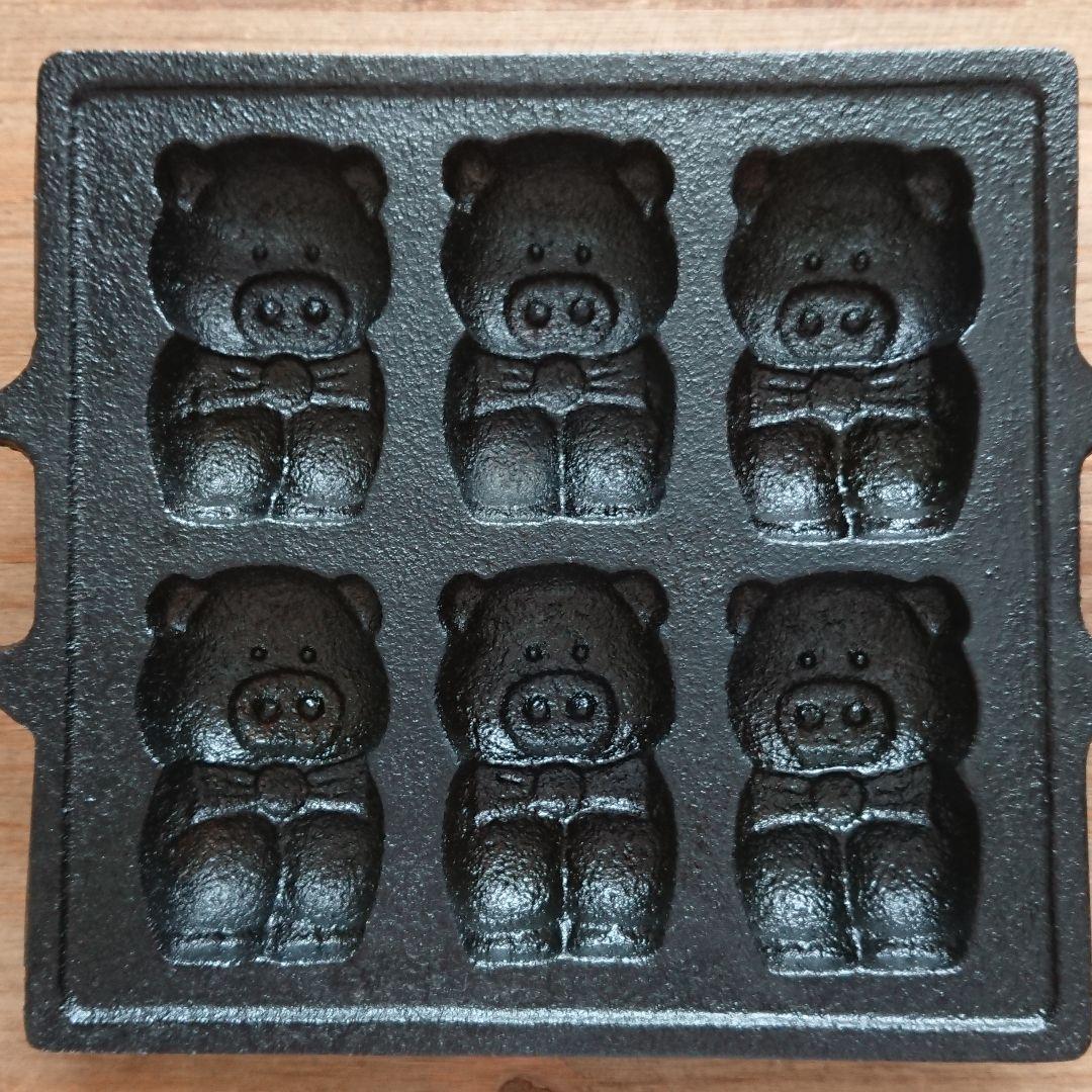 レア 昭和レトロ 人形焼 鉄器 ホットケーキ たこ焼き こぶた 鋳物 焼き
