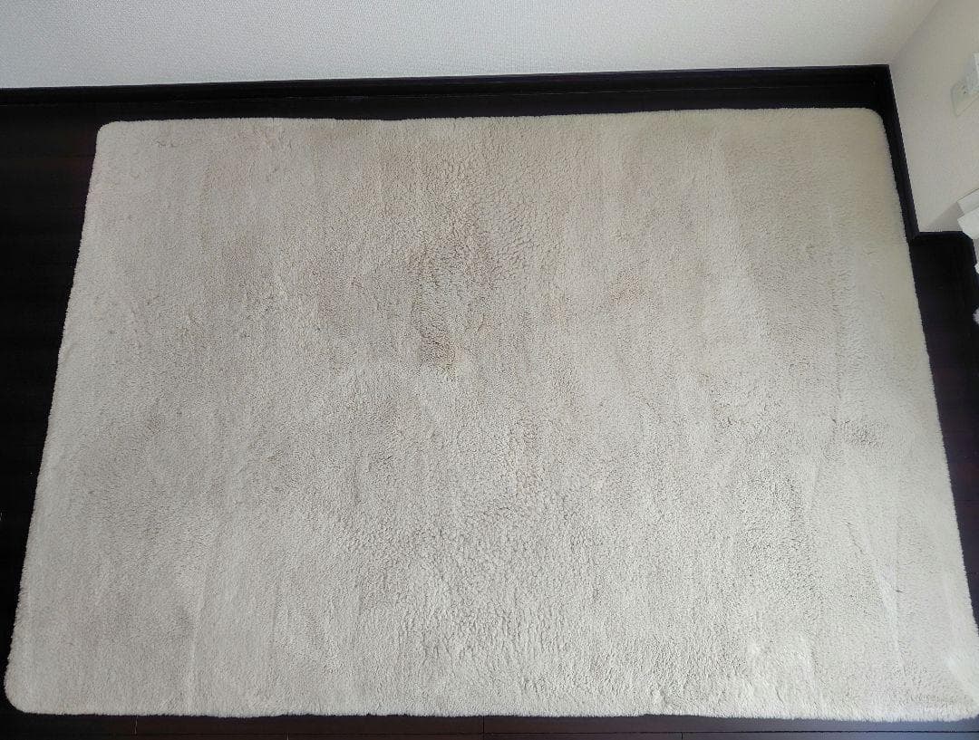 unico☆SHAMPELT 優しい色味のラグ 140x200 IV アイボリー