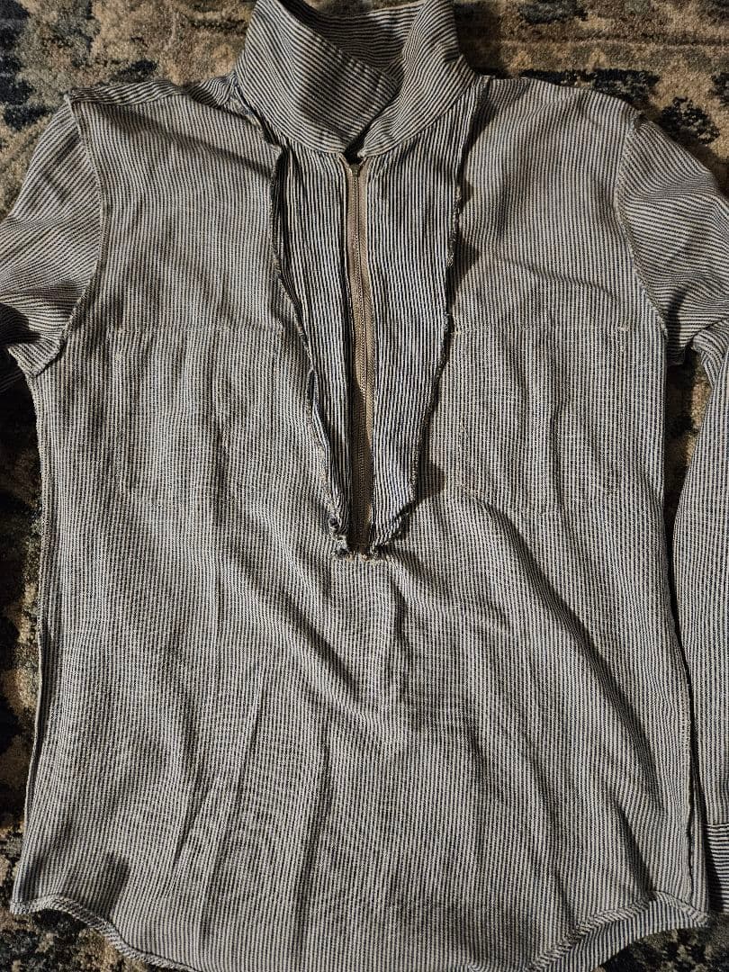 ロ*イ様 60年代 “Lee” ヒッコリーハーフジップシャツ