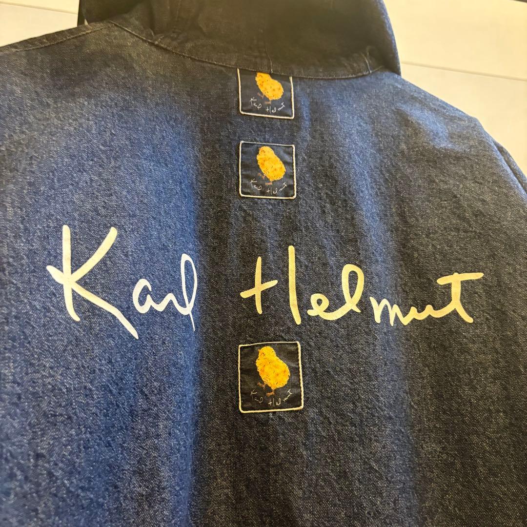 Karl Helmut デニムパーカー ヒヨコ ワッペン 刺繍 ピンクハウス