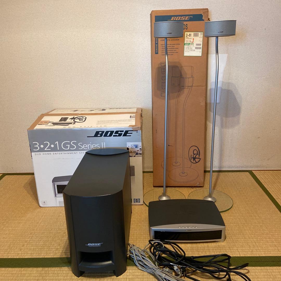 スピーカー・ウーファー BOSE 3-2-1 GS Series II 321GS 3·2·1® GS Series II DVD home entertainment system | Low audio from