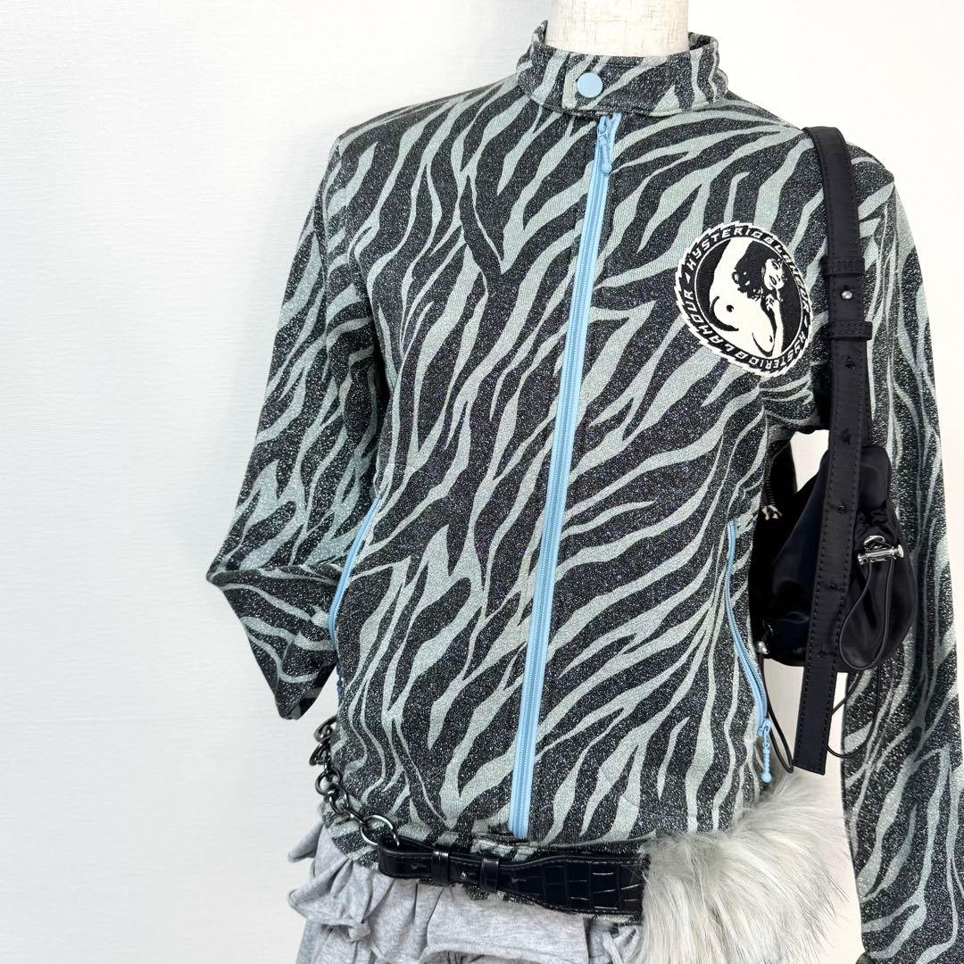 y2k❤️00s HYSTERIC GLAMOUR ラメ ヒスガール ブルゾン HYSTERIC GLAMOUR】ヒステリックグラマー 