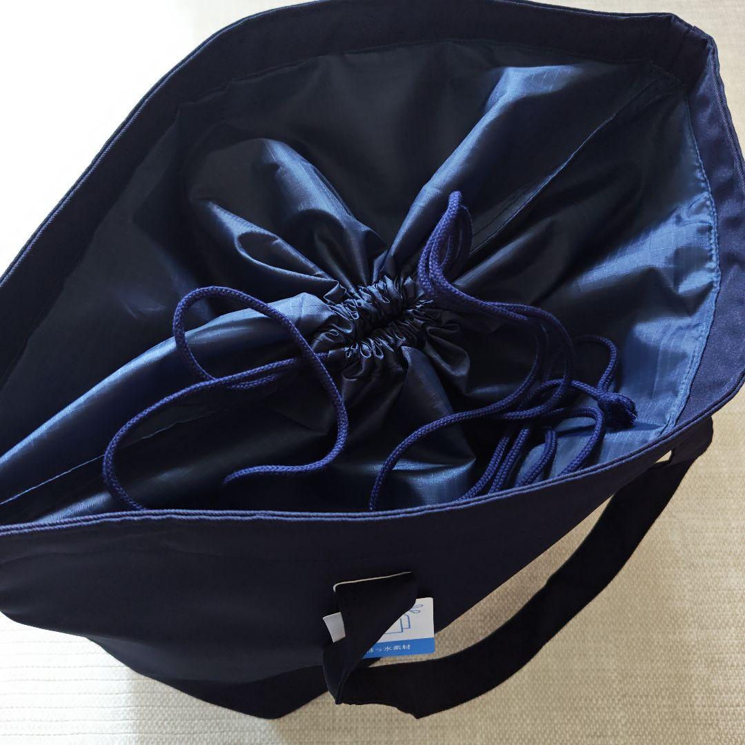 ファミリア トートバッグ ワッペン 大容量 ポケット 撥水 はっ水