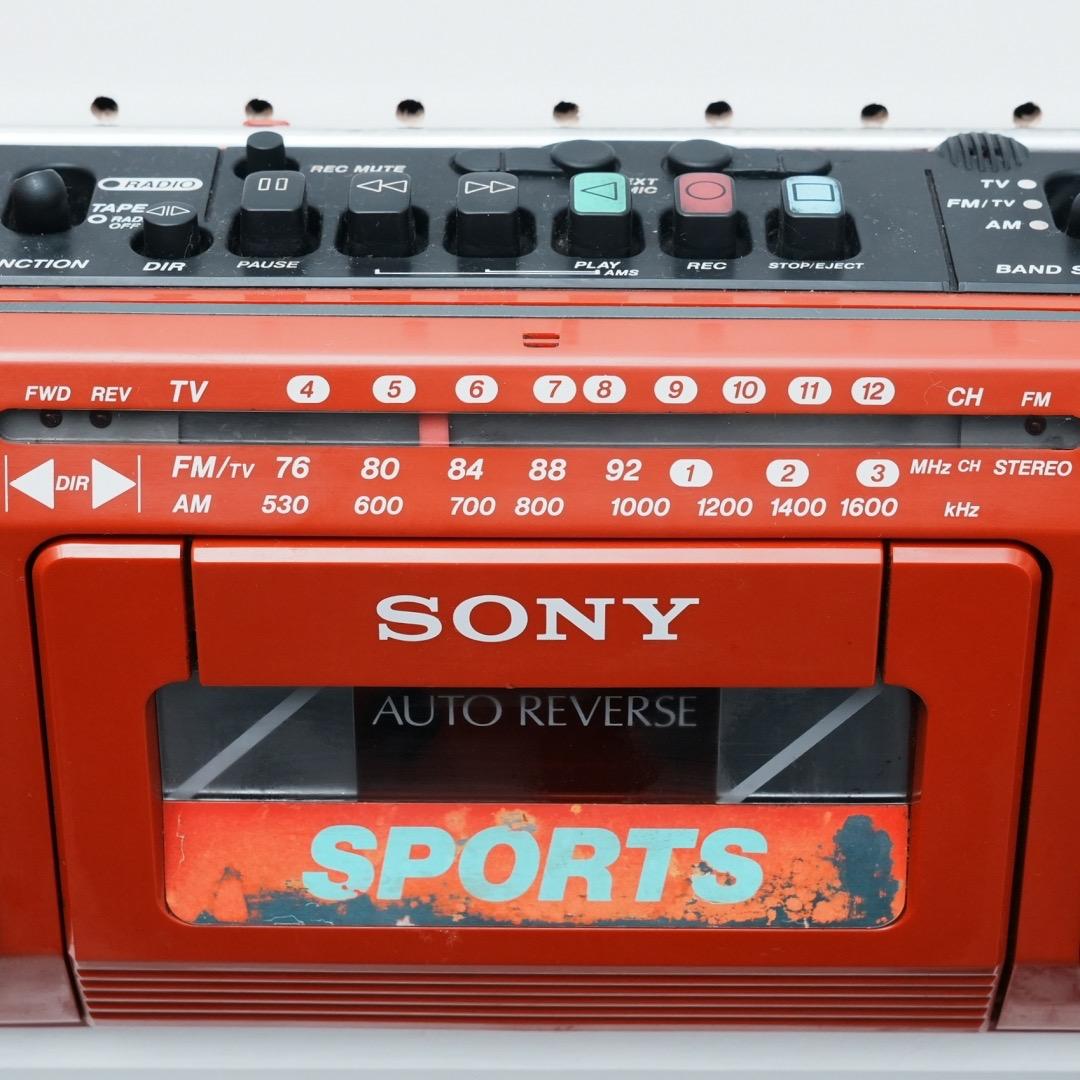 激レア SONYSPORTS CFS-V75 ラジカセ 可動品 カセット 80s - メルカリ