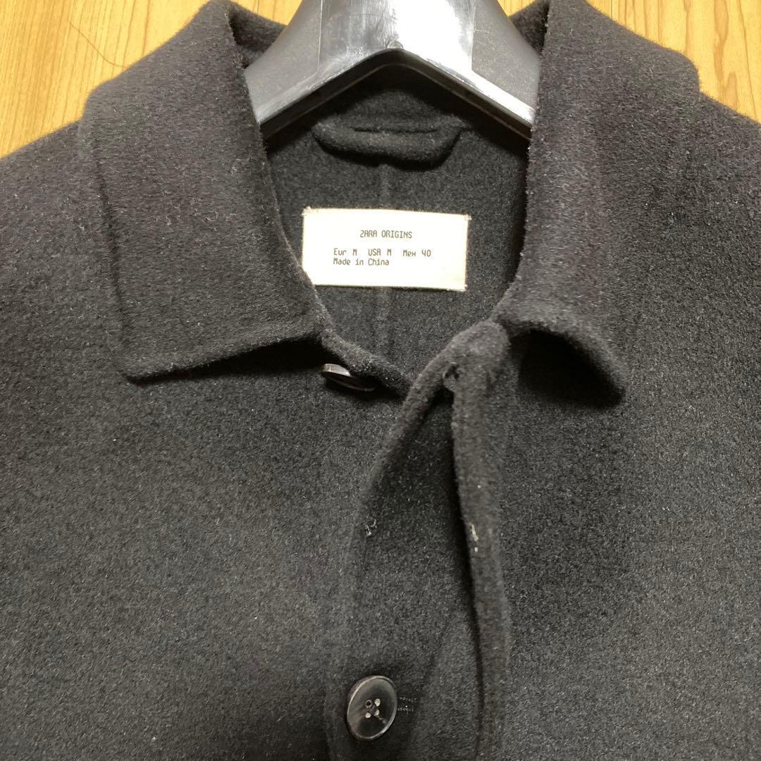 未使用】ZARA ORIGINSダブルフェイスウールジャケット - メルカリ