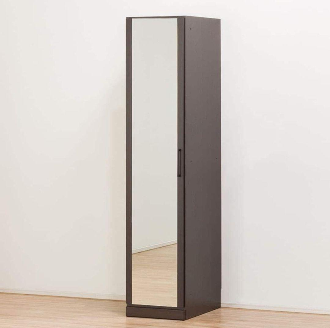 【早い者勝ち】ニトリ　NITORI ワードローブ アーデル ミラー付き ニトリ（NITORI） ミラーワードローブ(アーデル2 40M-L DBR) : ニトリ