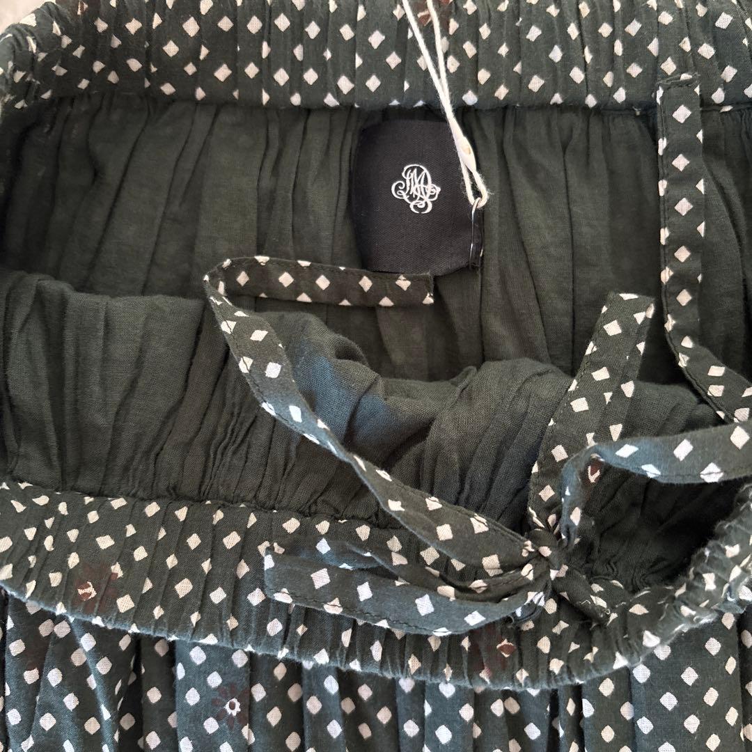 新品)タグ付き メゾンドソイル ロングスカート フレンチブリュ - メルカリ