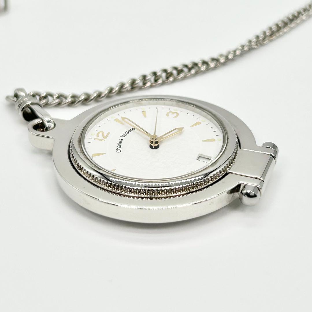Charles Vogele シャルルホーゲル 925 シルバー 懐中時計 - メルカリ