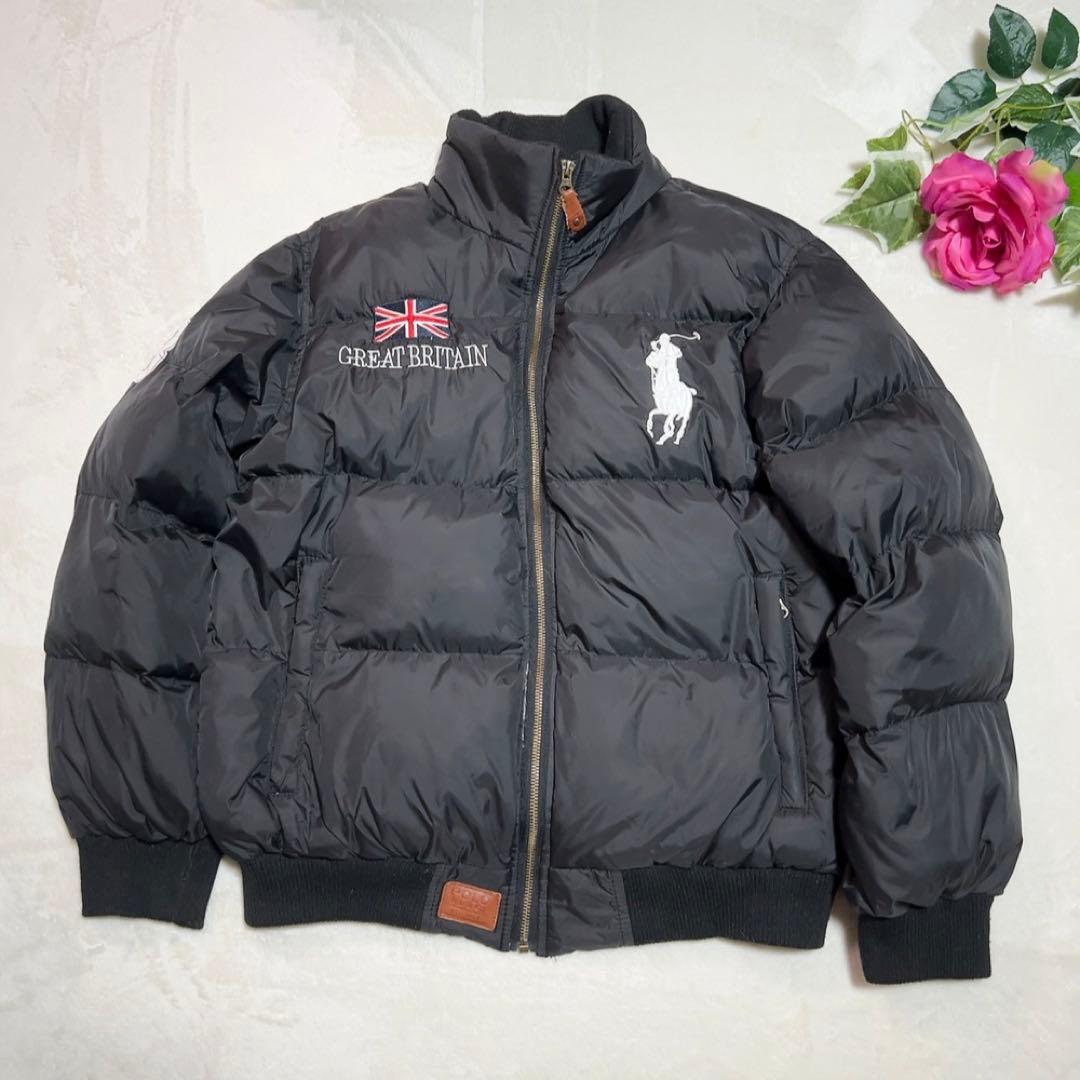 極美品✨ ポロラルフローレン ダウンジャケット スタンドカラー