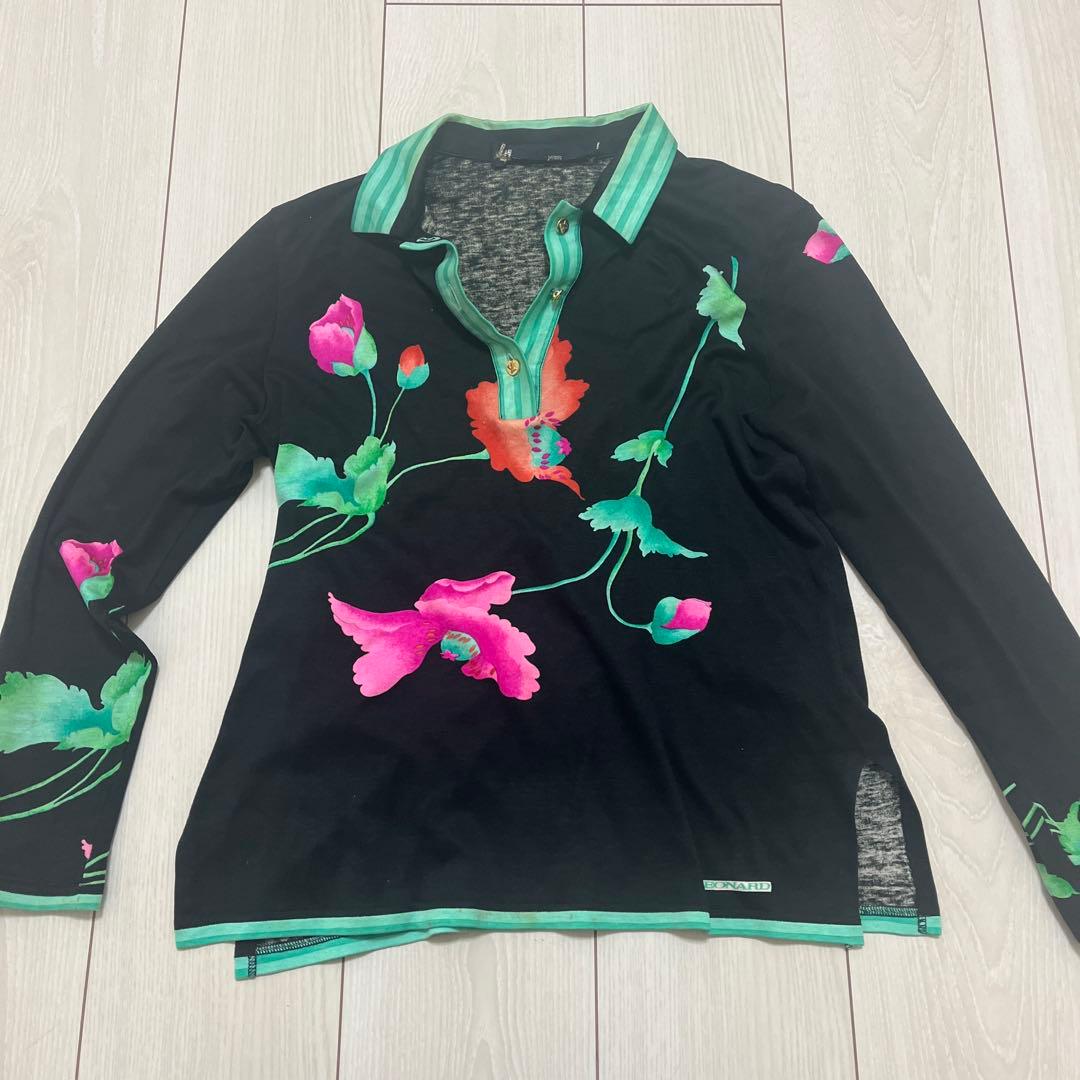 レオナール/LEONARD FASHION フラワープリント長袖 カットソー - メルカリ