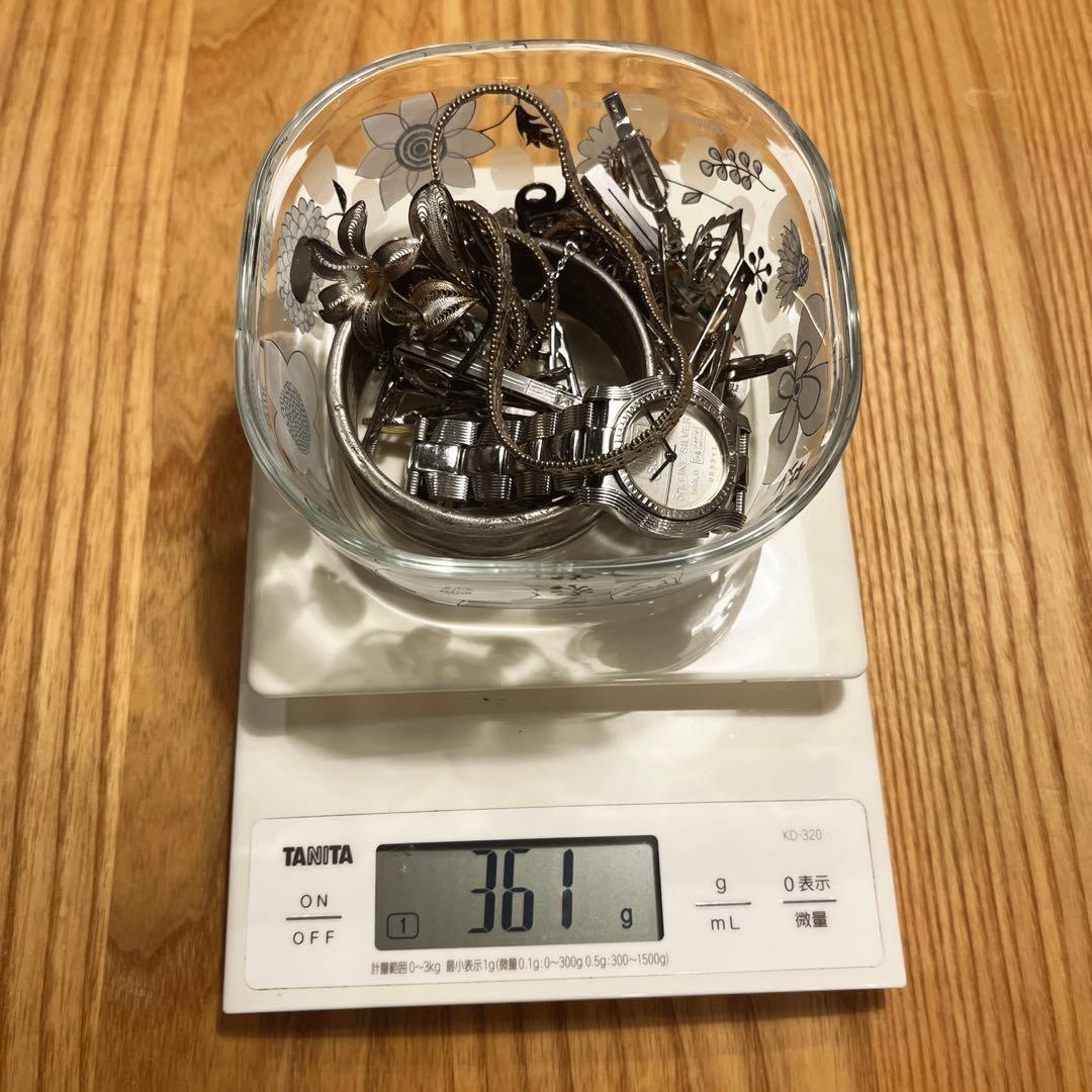 シルバー 銀製品 まとめ売り361g Yahoo!オークション -「シルバーアクセサリー925まとめ」の落札相場 約
