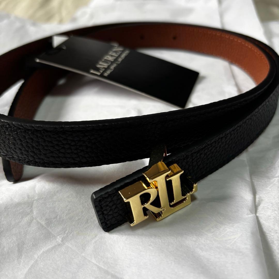 LAUREN RALPH LAUREN リバーシブルベルト XS LAUREN RALPH LAUREN（ローレン ラルフローレン） ベルト ロゴ