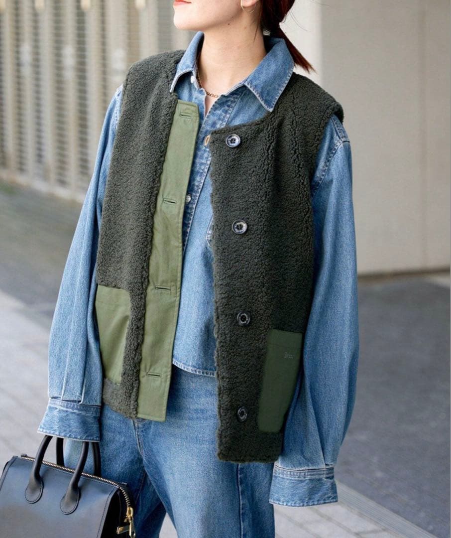 スピック＆スパン【Barbour】kintra liner 2025AW カーキ 追加