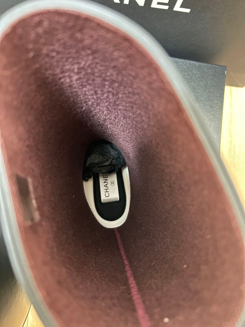 新品 CHANEL レインブーツ 37 ジェニー着用 大人気 - メルカリ