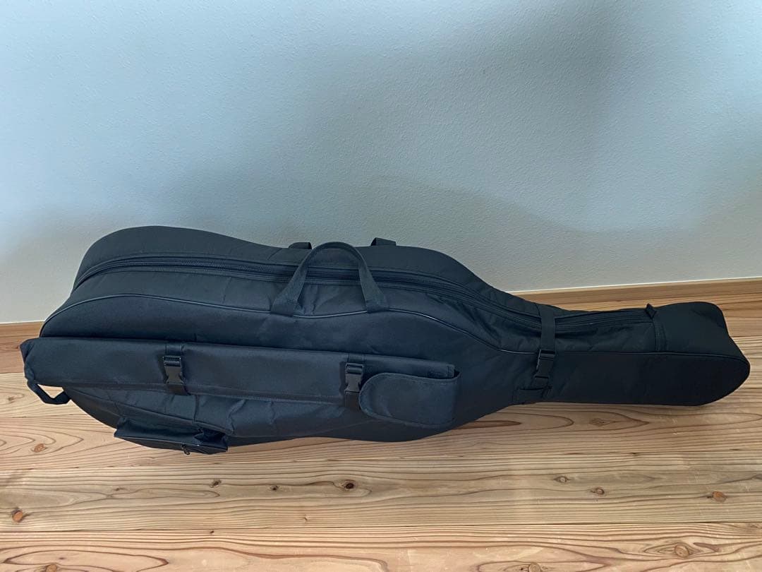 チェロ ソフトケースCarlo Giordano CC-150 4/4 黒 カルロジョルダーノ