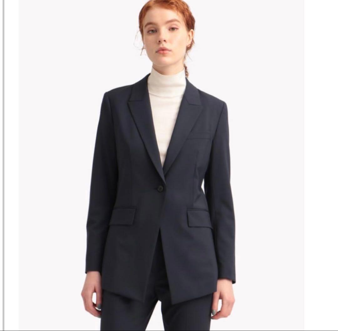 Theory セオリー TRACEABLE WOOLネイビー ジャケットサイズ2 - メルカリ