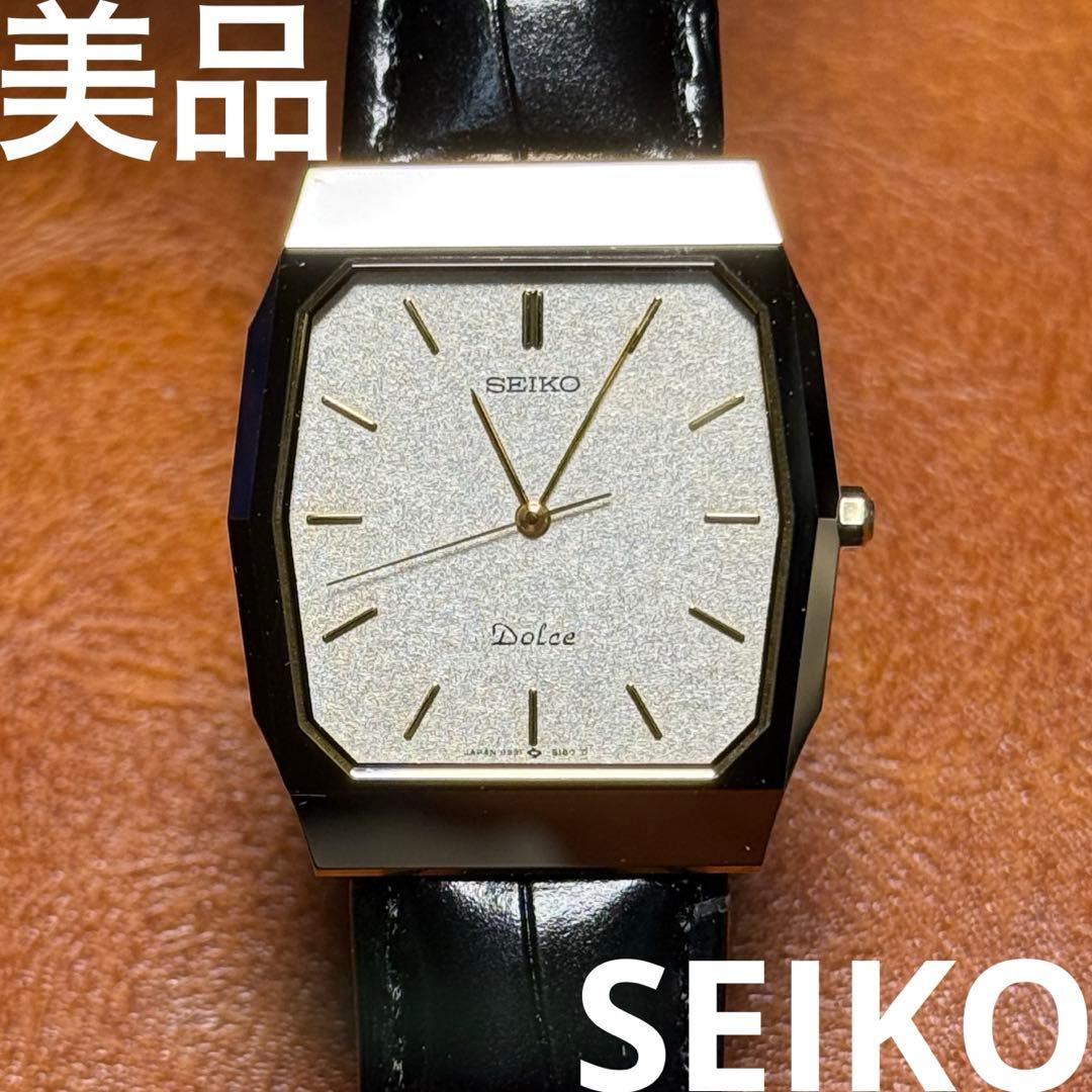 A19 希少 稼動品 SEIKO DOLCE レクタンギュラー80年代 - メルカリ