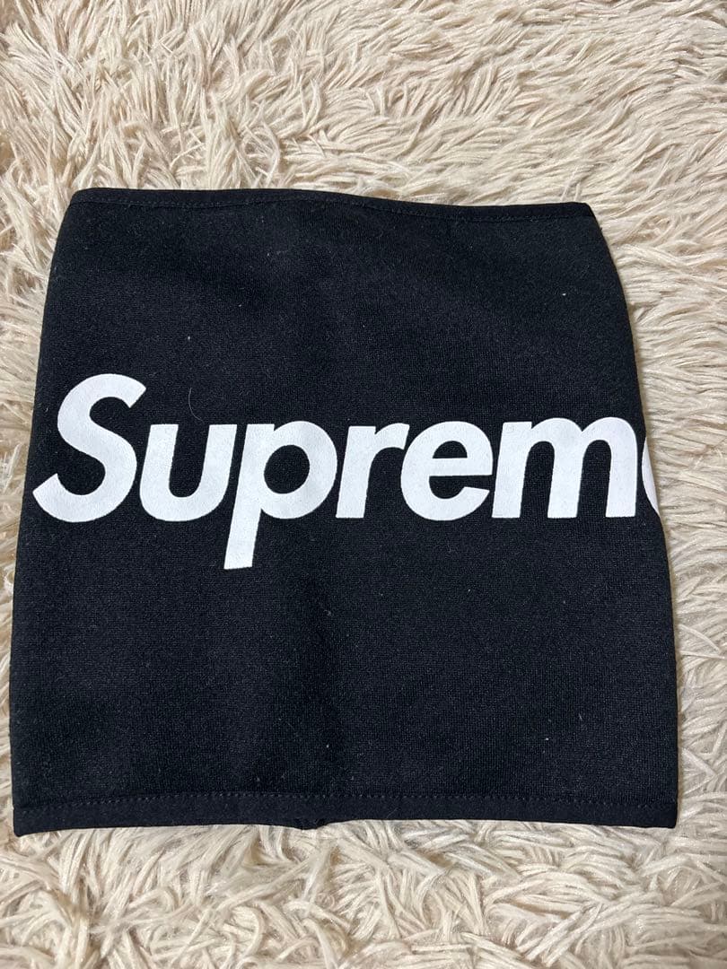 新品半タグ15AW Supreme neckgaiter ネックゲイター　黒 新品半タグ15AW Supreme neckgaiter ネックゲイター黒