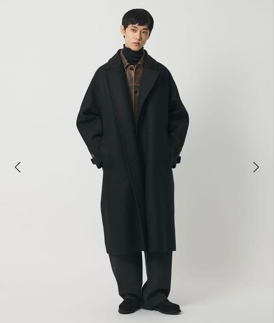 H BEAUTY&YOUTH リバー バルカラー ベルテッドコート - メルカリ