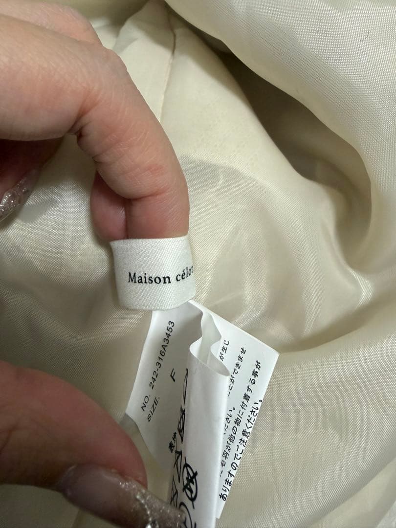 最安値！celon♡shaggy over sized short coat - メルカリ