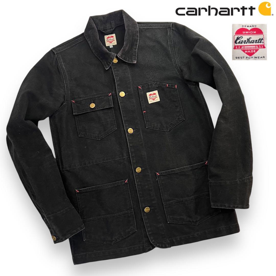 極美品 Carhartt ハートタグ復刻 STATE COAT サイズS 黒 - メルカリ