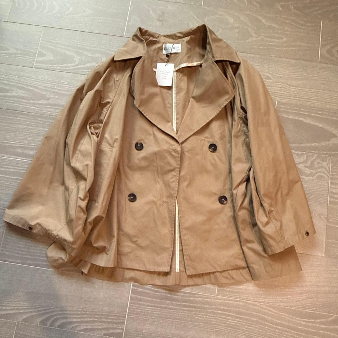 CLORE+ Crossover Trench ベージュ　トレンチ fit=scale-down,w=1200