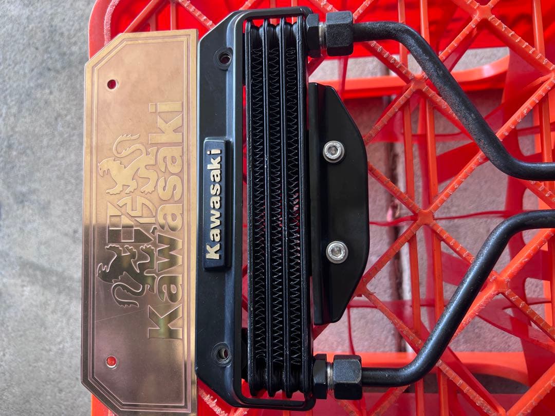 カワサキ純正　オイルクーラー　Z400FX kawasaki Z400FX オイルクーラー取付RCRT