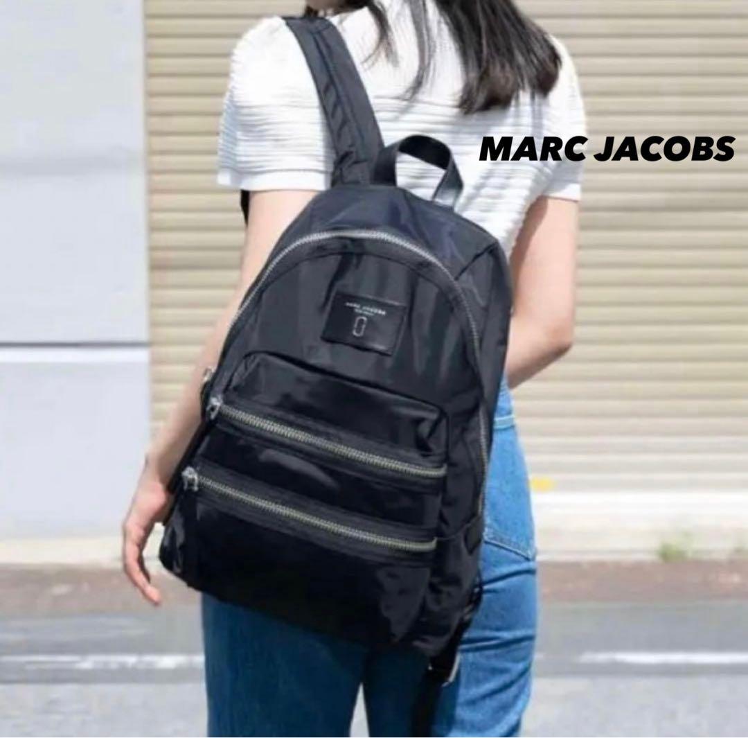 【極美品】MARC JACOBS リュック ザ バイカー JJ ナイロン A4 THE BIKER NYLON MEDIUM BACKPACK/ザ バイカー ナイロン ミディアム