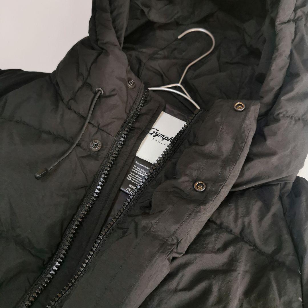 美品✨】ジムフレックス ダウンジャケット ホワイトグース ロゴ刺繍 М