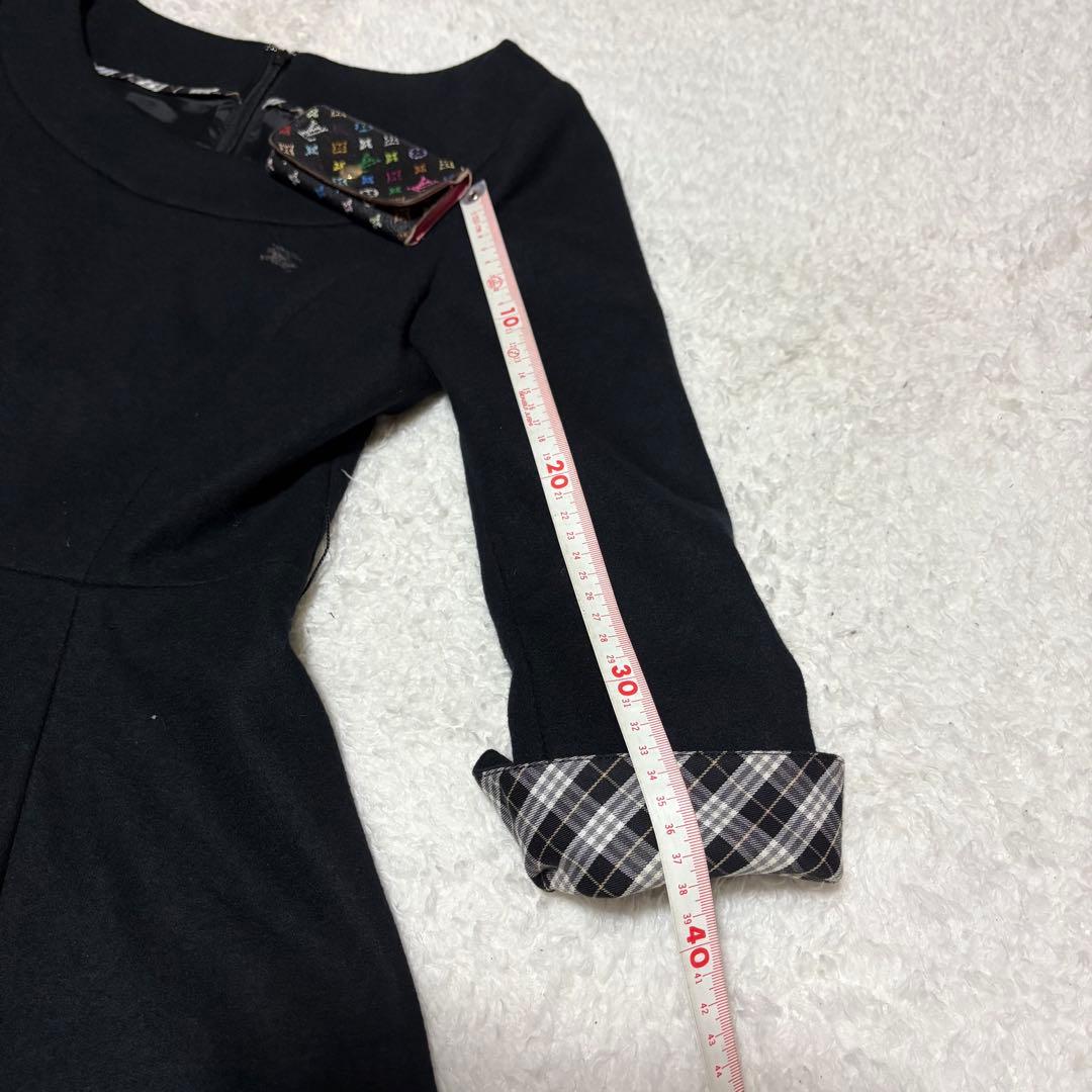 BURBERRY ブラック チェック柄 ワンピース 116cm BURBERRY ブラック