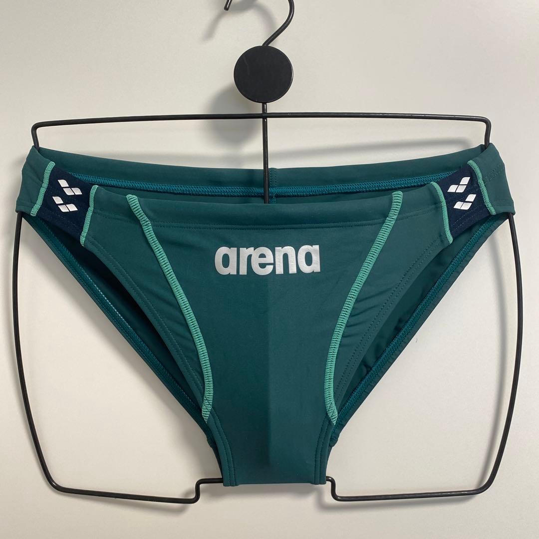 arena アリーナ 競泳 水着 競パン ブーメラン ビキニ パンツ グリーン