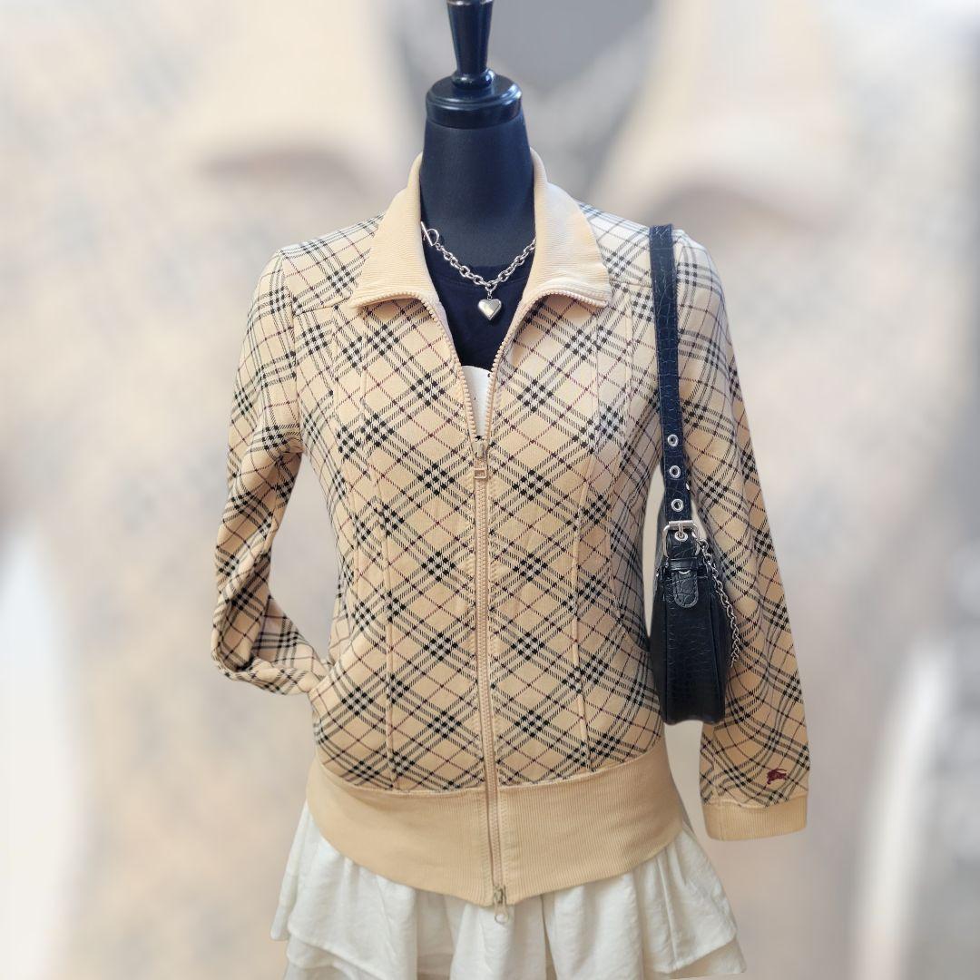 archive y2k track jacket BURBERRY 平成ギャル - メルカリ