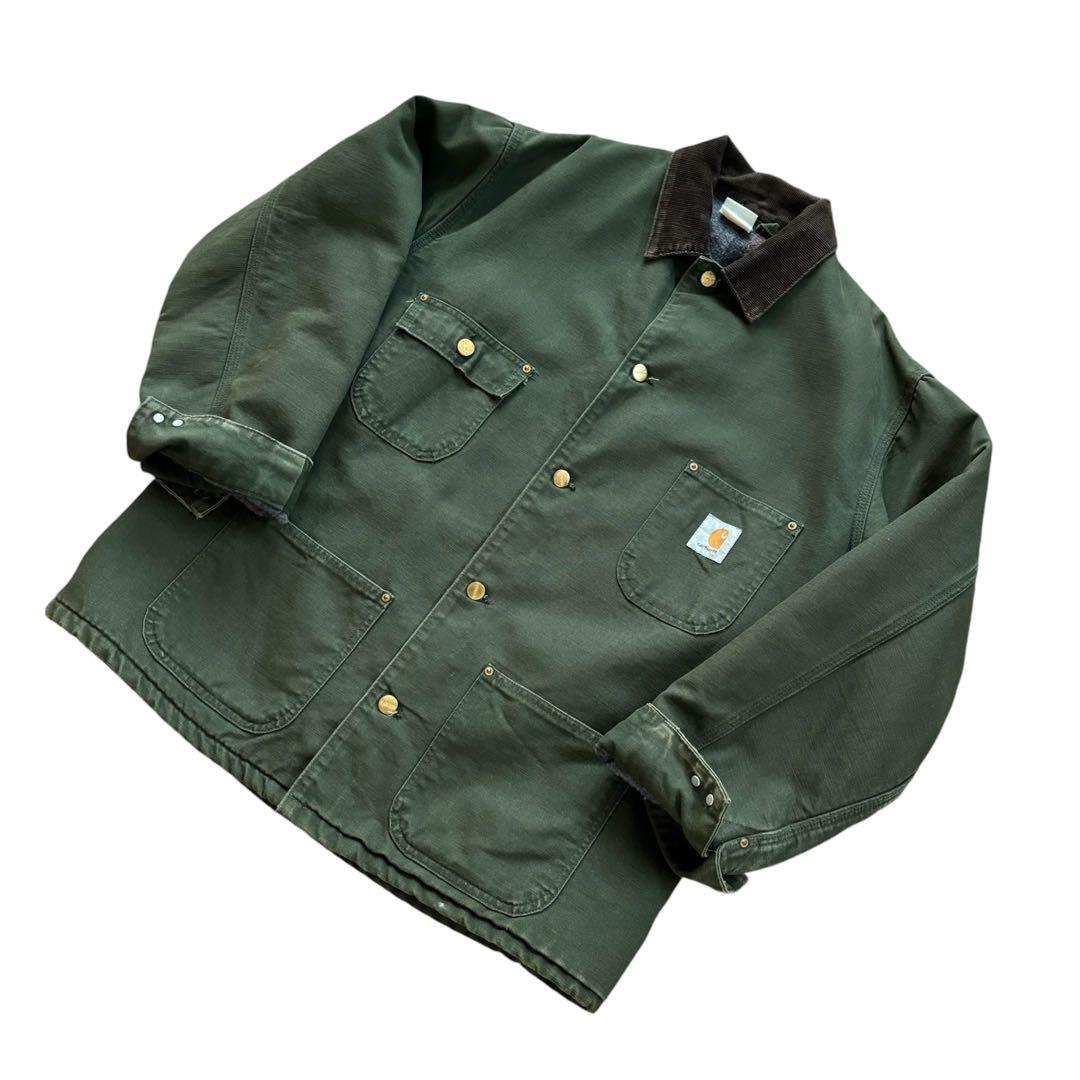 カーハート 80s チョアコート オリーブグリーン usa製 サイズ状態良好