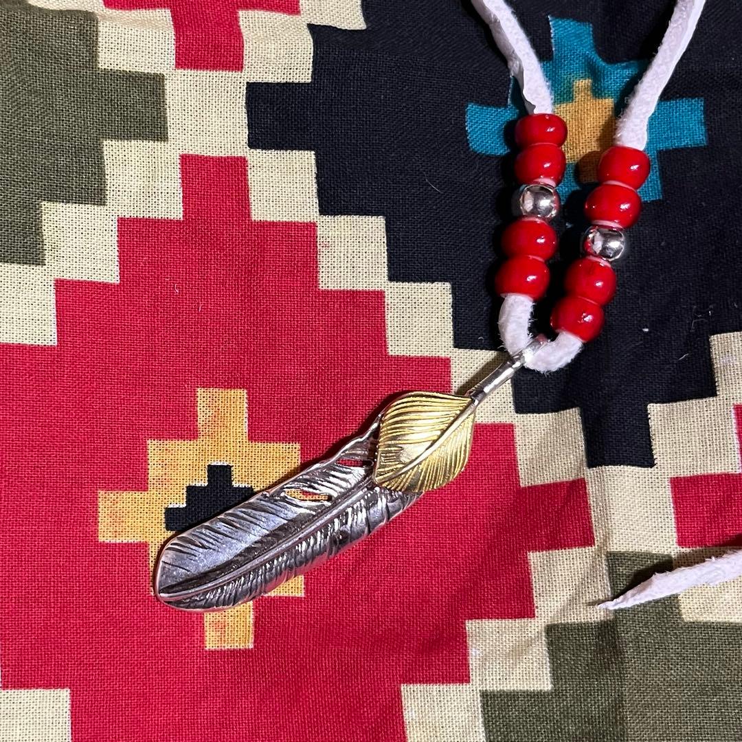 特大 フェザー左カスタム ネックレス キムタク仕様 - メルカリ