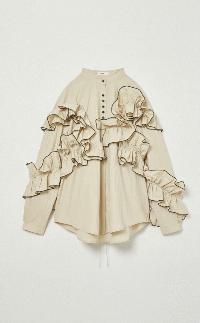 新品タグ付きEAPHI FEELING FRILLS BLOUSE EAPHI FEELING FRILLS BLOUSE - メルカリ
