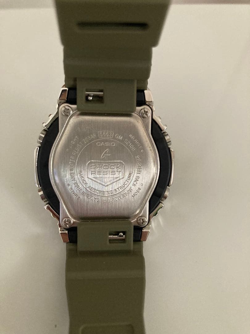 G-SHOCK 電池式 GM-S2100 ユニセックス カーキ 箱無し - メルカリ