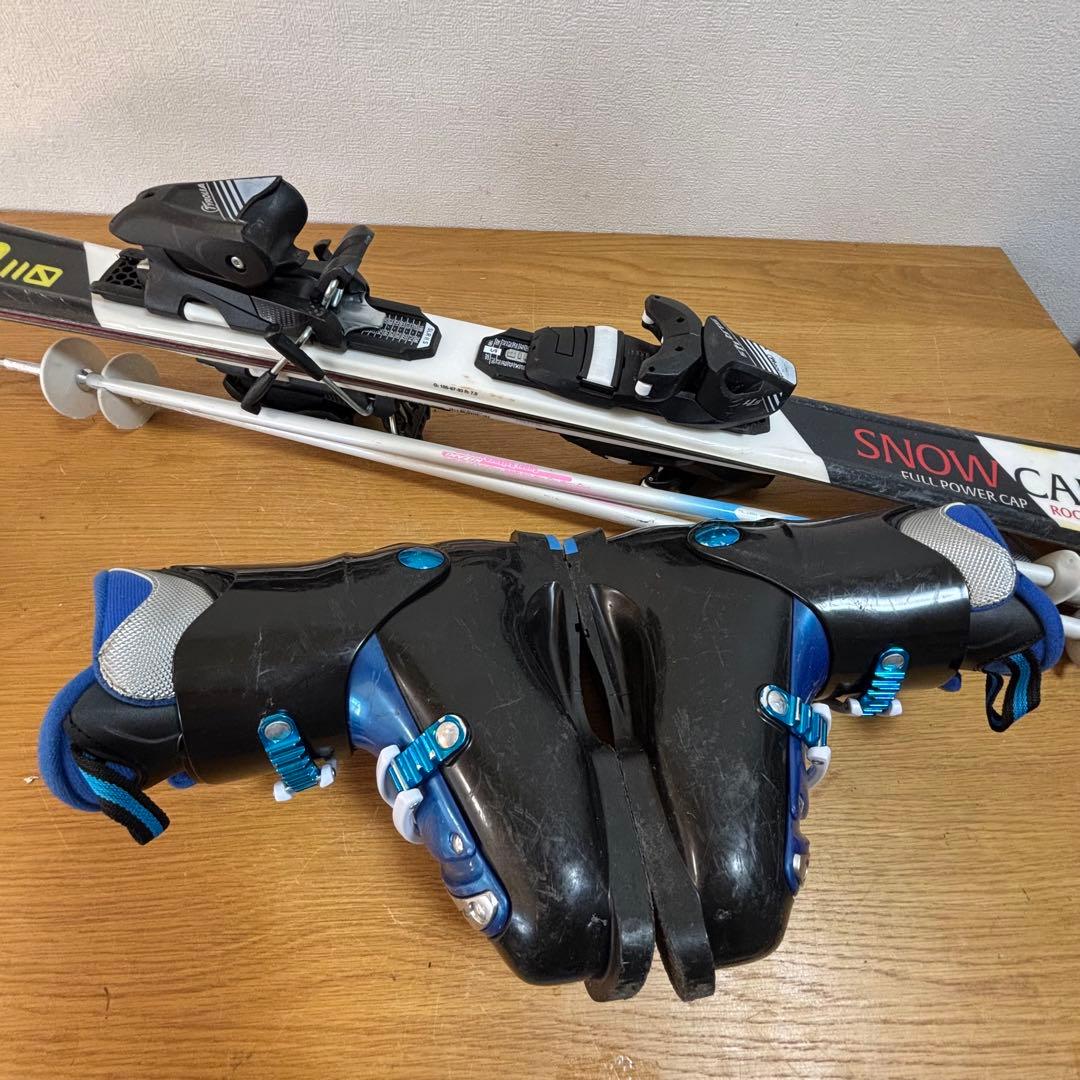 ジュニアスキーセット ストック付 110cm hart 20-20.5cm - メルカリ