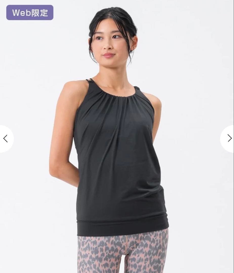 値下げ　SUKALA フロントギャザークロスキャミソールL SUKALA】フロントギャザークロスキャミソール(S・M・Lサイズ オフ