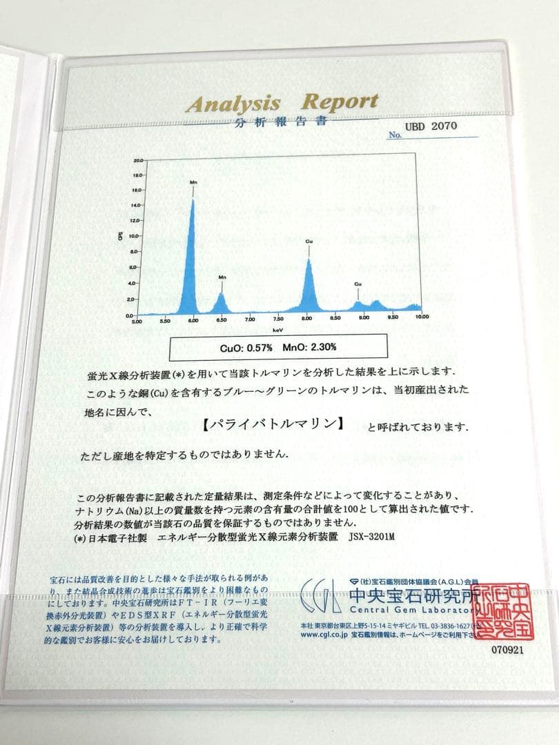 さらにお値下げ中】Pt.850 天然石パライバトルマリンネックレス【鑑別