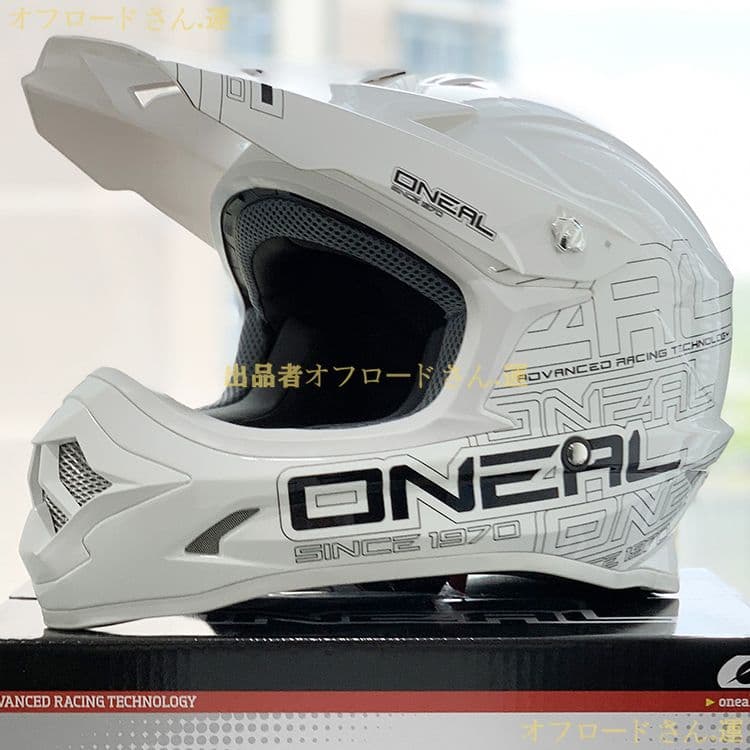 白い O'Neal オニール モトクロスヘルメットオフロードヘルメット