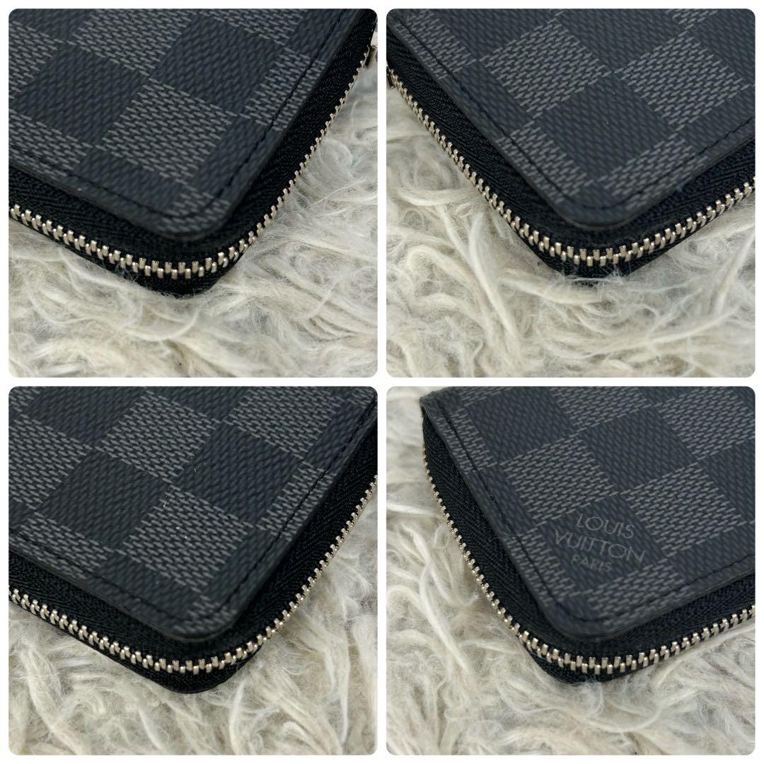 ルイヴィトン IC搭載 ダミエ グラフィット ジッピー コインパース 小銭