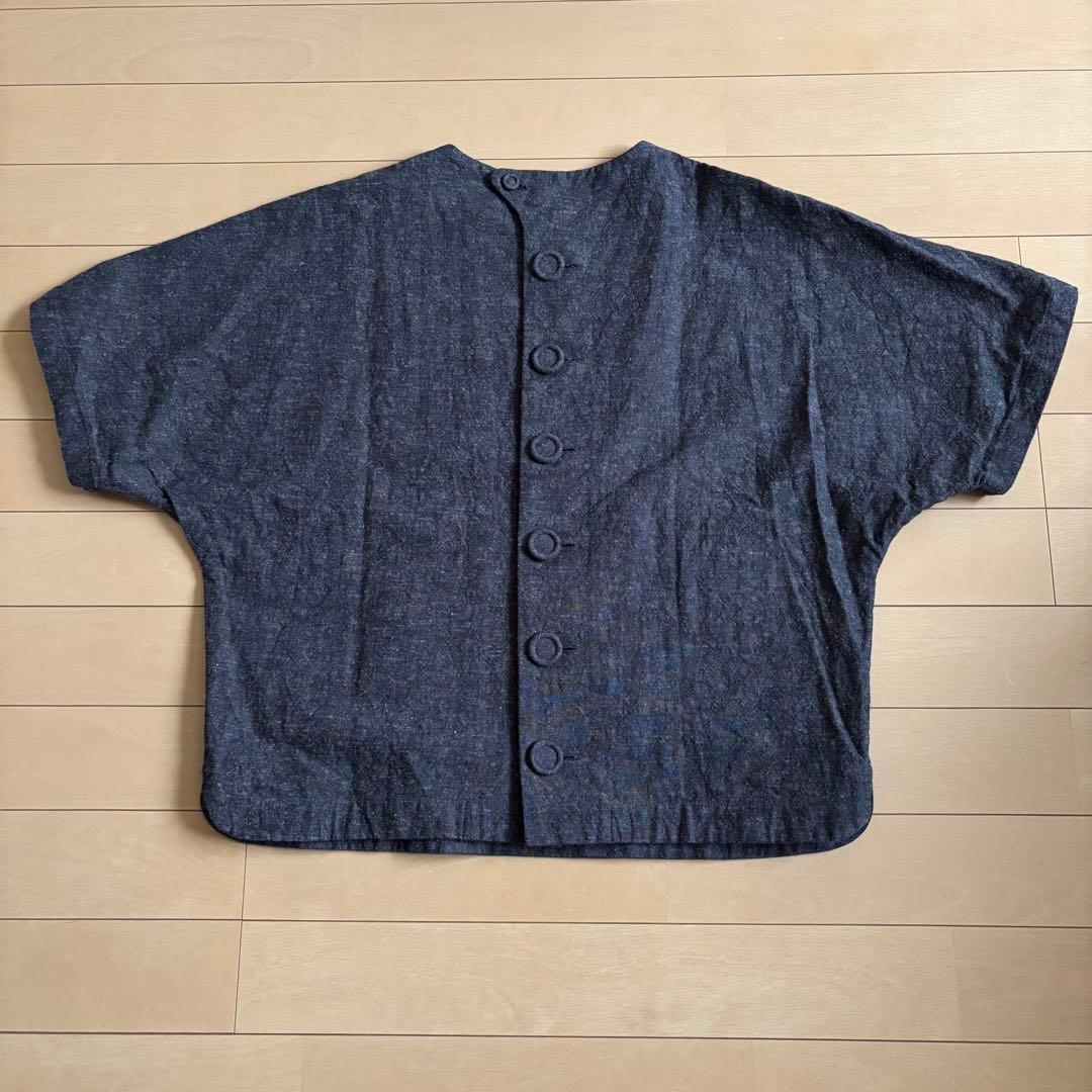 atelier naruse コットンリネンスモックブラウス “チューリップ”