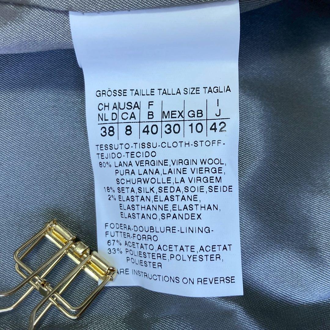 《良品》 Мах mara セットアップ パンツスーツ グレー 42 オフィス