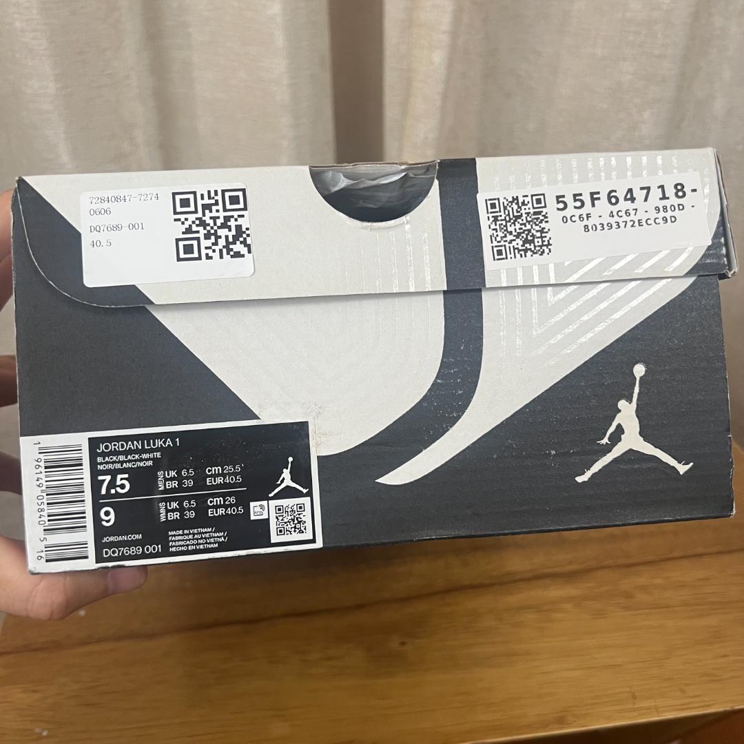 海外限定カラー NIKE JORDAN LUKA 1 Oreo 25.5cm